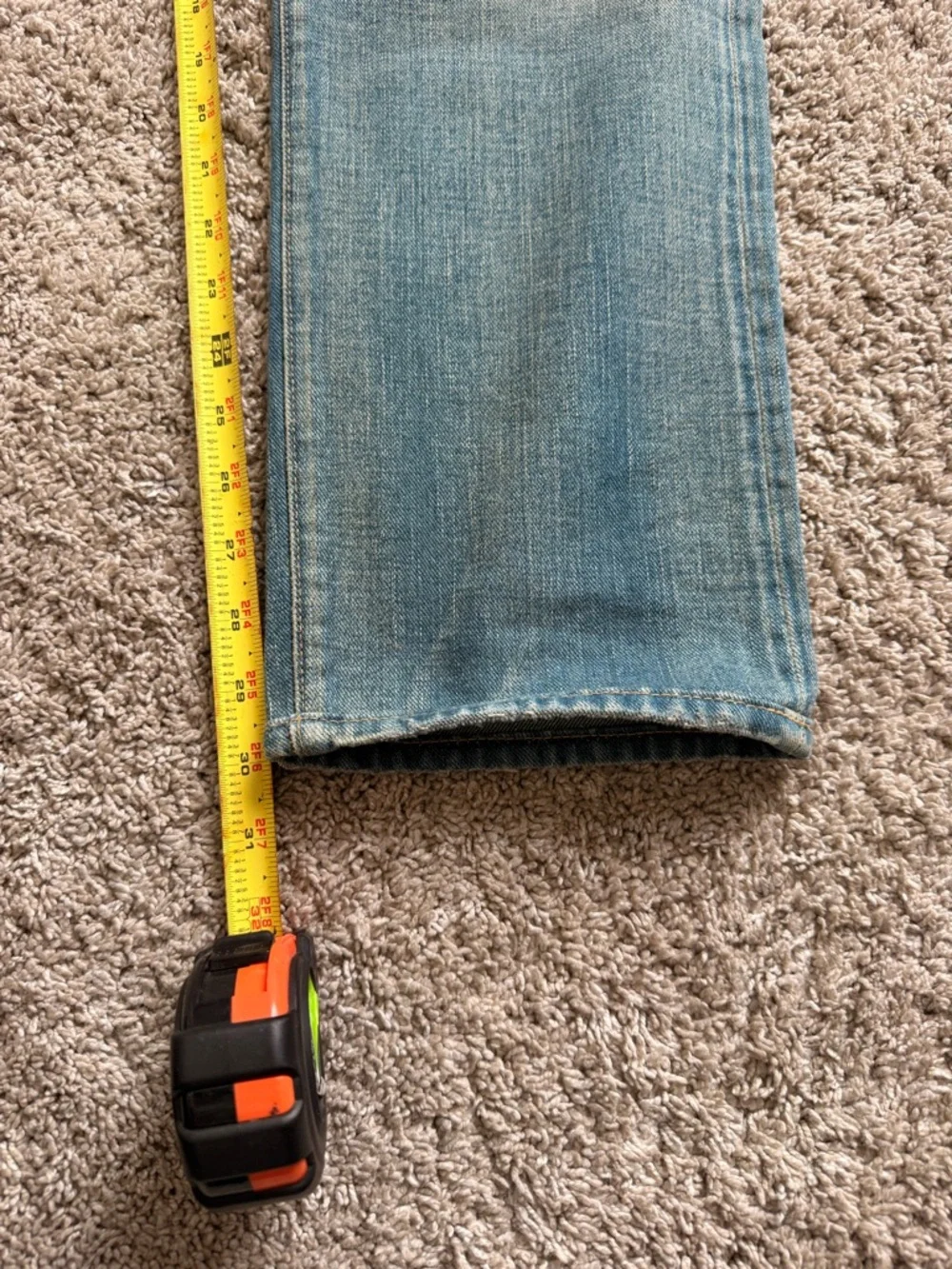 Ralph Lauren Double RL RRL Japanese Selvedge Distressed Denim Jeans - Picture 3 of 4